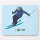 Recherche de pentes tapis souris Ski
