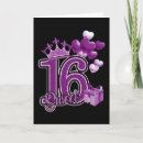 Recherche de seizième anniversaire cartes Doux seize ans