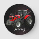 Recherche de tracteur rouge horloges Agriculture