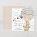 Recherche de oh baby shower garçon invitations Ours en peluche