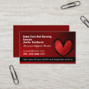 Recherche de coeur rouge cartes visite Infirmière