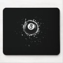 Recherche de boule huit tapis souris 9 balles