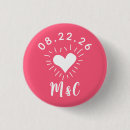 Recherche de monogrammes de mariage badges Coeur