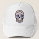 Recherche de dia de los muertos casquettes Fleurs