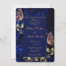 Recherche de gold butterfly invitations Rose et or