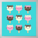 Recherche de glace kawaii posters Animaux