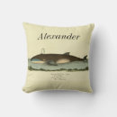 Recherche de baleine aquarelle coussins Nautique