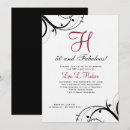 Recherche de swirls invitations 50e