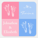 Recherche de pieds de bébé bleu autocollants Mignon