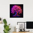 Recherche de paysage psychédélique art Néon