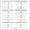 Recherche de place autocollants Étiquettes