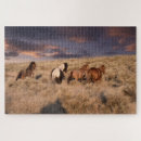 Recherche de cheval de course puzzles Mustang