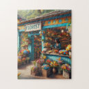Recherche de fleuriste puzzles Coloré