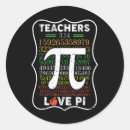 Recherche de nombre de pi autocollants Symbole