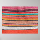 Recherche de motif mexicain posters Tissu