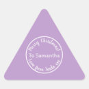 Recherche de triangulaire autocollants Élégant