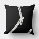 Recherche de graphique abstrait coussins Noir et blanc
