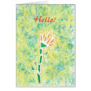 Recherche de salutation bleue de fleur Vert