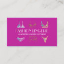 Recherche de sous vêtements cartes visite Lingerie