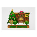 Recherche de cheminée posters Arbre de noël