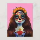 Recherche de mexicain femme cartes postales Crâne à sucre