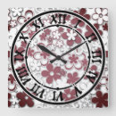 Recherche de papier horloges Rouge