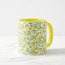 Recherche de motif jaune citron tasses Tranches de citron