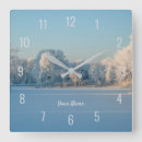 Recherche de hiver horloges Blanc