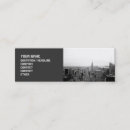 Recherche de paysages urbains cartes visite Photographie