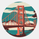 Recherche de pont de san francisco autocollants Californie