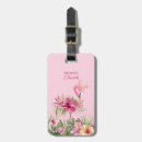 Recherche de flamant bagages étiquettes Fleurs