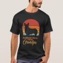 Recherche de corgis tshirts Rétro
