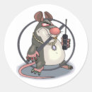 Recherche de no rats autocollants Élégant