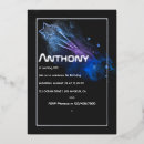 Recherche de de galaxie anniversaire invitations Bleu