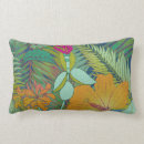 Recherche de fleurs tropicales coussins Palmier