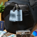 Recherche de acier bagages étiquettes Bleu