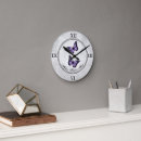 Recherche de papillon violet horloges Élégant