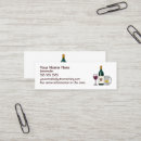 Recherche de vin blanc cartes visite Barman