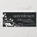 Recherche de fleuri 10x23 invitations Noir
