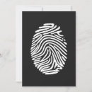 Recherche de empreintes digitales invitations Unique