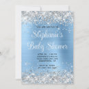 Recherche de silver baby shower invitations Mignon