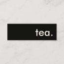 Recherche de thé cartes visite Maison