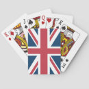 Recherche de drapeau du royaume uni jeux de cartes Patriotique