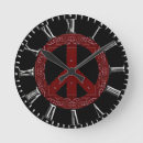 Recherche de symbole de paix horloges Rétro