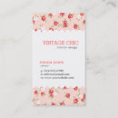 Recherche de fleurs mignonnes cartes visite Girly