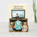 Recherche de humour de yoga vœux cartes Drôle