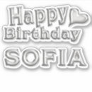 Recherche de sofia autocollants Nom