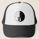Recherche de yin yang trucker casquettes Noir