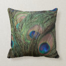 Recherche de couleur paon coussins Élégant
