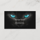 Recherche de visage de chat cartes visite Chats